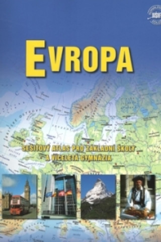 Nyomtatványok Evropa - sešitový atlas 