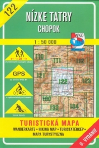 Tiskovina Nízke Tatry Chopok 1 : 50 000 collegium