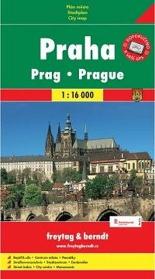 Tlačovina SC Praha 1:16 000 městský plán 