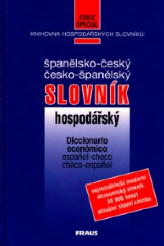 Book Španělsko-český česko-španělský hospodářský slovník Vlasta Hlavičková
