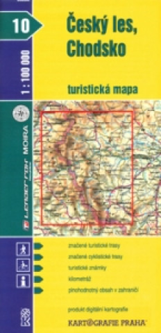 Nyomtatványok Český les, Chodsko  turistická mapa 1:100 000 