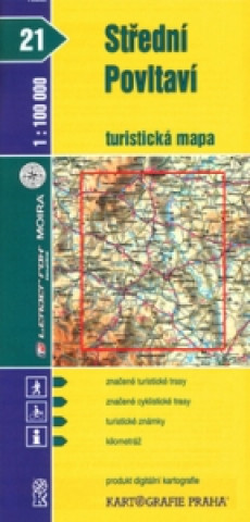 Nyomtatványok Střední Povltaví turistická mapa 1:100 000 
