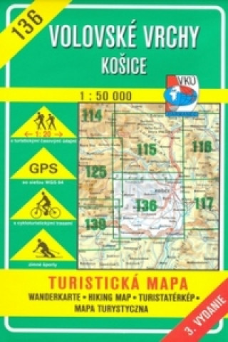 Materiale tipărite Volovské vrchy Košice 1:50 000 collegium
