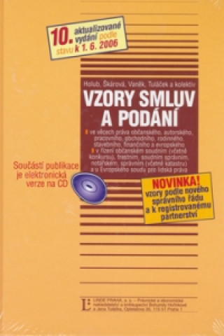 Könyv Vzory smluv a podání + CD Milan Holub