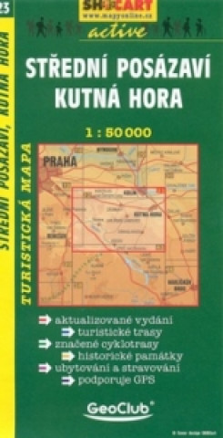 Nyomtatványok Střední Posázaví, Kutná Hora 1:50 000 