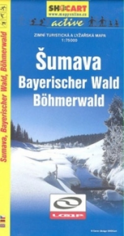 Materiale tipărite Šumava Bayerischger Wald Böhmerwald 1:75T 