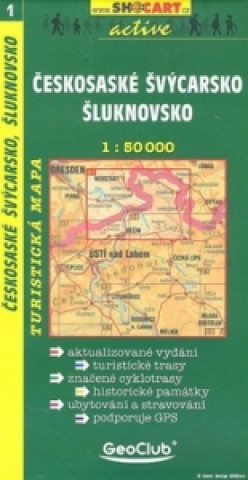 Materiale tipărite Českosaské, Švýcarsko, Šluknovsko 1:50 000 