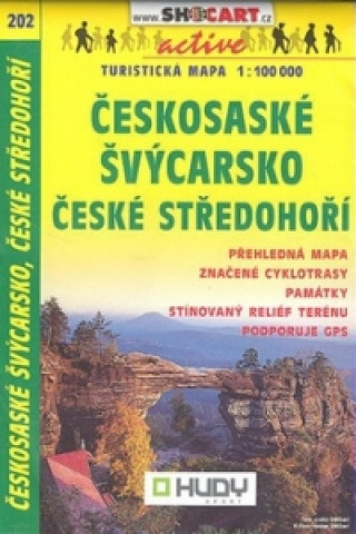 Tiskovina Českosaské Švýcarsko, České středohoří 1:100 000 