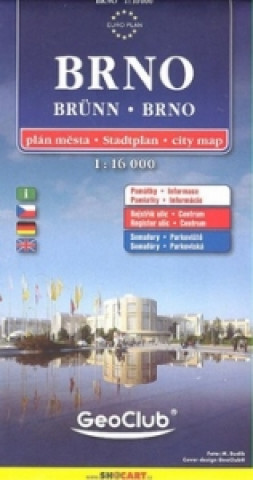Nyomtatványok Brno plán města 1:16 000 