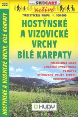 Tiskovina Hostýnské a Vizovické vrchy, Bílé Karpaty 1:100 000 