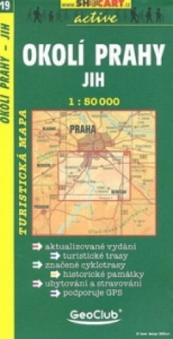 Materiale tipărite Okolí Prahy - jih 1:50 000 