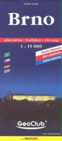 Tiskovina Brno plán města 1:15 000 