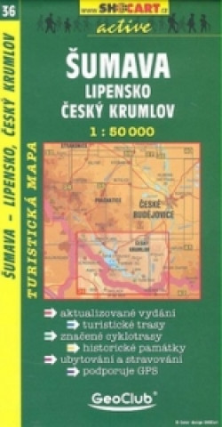Nyomtatványok Šumava Lipensko Český Krumlov 1:50 000 