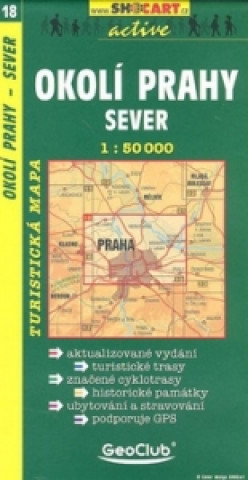 Tlačovina Okolí Prahy - sever 1:50 000 