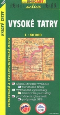 Materiale tipărite Vysoké Tatry 1:50 000 