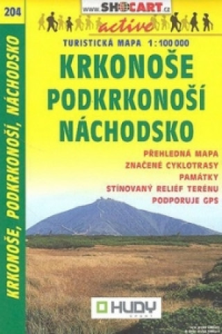 Nyomtatványok Krkonoše, Podkrkonoší, Náchodsko 1:100 000 
