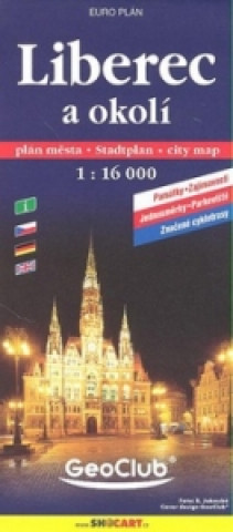Materiale tipărite Liberec a okolí 1:16 000 