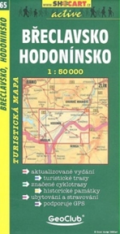 Tiskovina Břeclavsko Hodonínsko 1:50 000 neuvedený autor