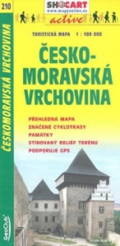 Nyomtatványok Českomoravská vrchovina, Železné hory 1:100 000 
