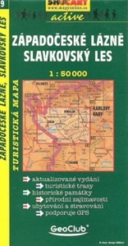 Nyomtatványok Západočeské lázně Slavkovský les 1:50 000 neuvedený autor