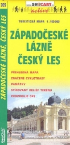 Materiale tipărite Západní lázně Český les 1:100T 