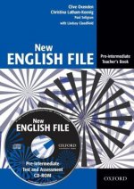 Carte New English File Pre-intermediate Teacher's book + CD-ROM Clive Oxenden