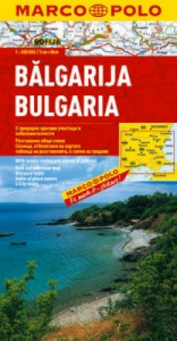 Tlačovina Bulharsko 1:800 000 neuvedený autor