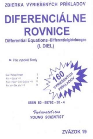 Könyv Diferenciálne rovnice 1 Marián Olejár