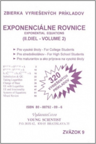 Könyv Exponenciálne rovnice 2 Marián Olejár