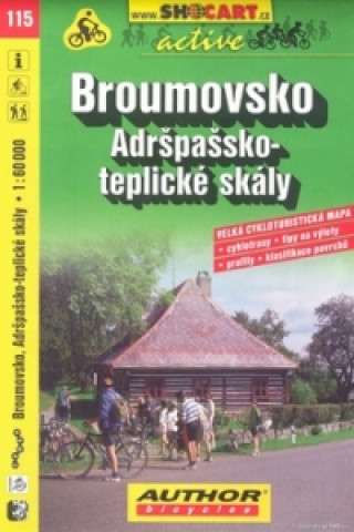 Materiale tipărite Broumovsko Adršpašsko-teplické skály 1:60 000 