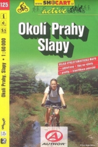 Materiale tipărite Okolí Prahy, Slapy 1:60 000 