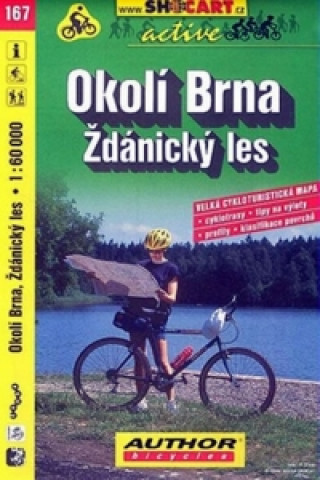 Materiale tipărite Okolí Brna, Ždánický les 1:60 000 
