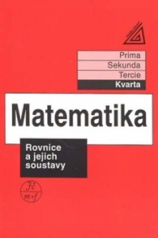 Book Matematika Rovnice a jejich soustavy Jiří Herman