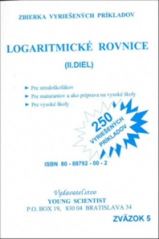 Kniha Logaritmické rovnice RNDr.Marián Olejár