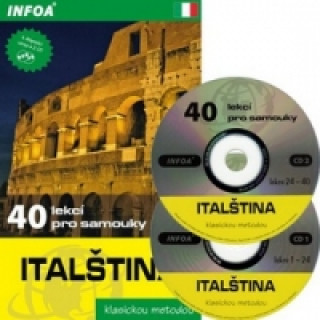 Kniha Italština 40 lekcí pro samouky s 2CD Paolo Noaro