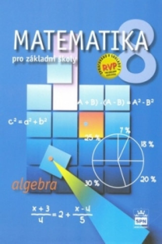 Kniha Matematika 8 pro základní školy Algebra Michal Čihák