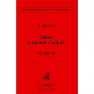 Book Zákon o daních z příjmů Komentář Hana Marková