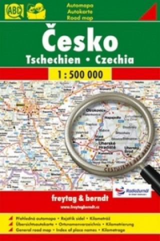 Materiale tipărite Česko Tschechien Czechia 1:500 000 