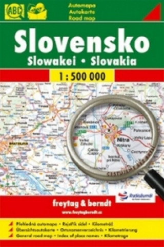 Tlačovina Slovensko Slowakei Slovakia 1:500 000 