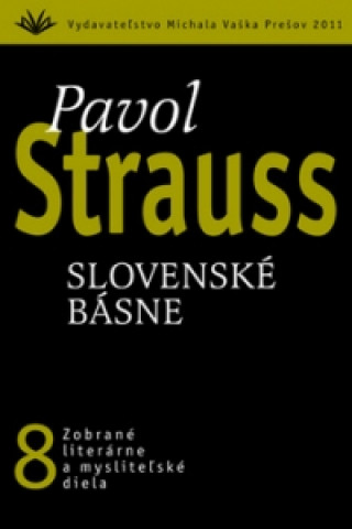 Kniha Slovenské básne Pavol Strauss