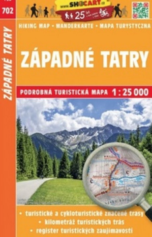 Tiskovina Západné Tatry 1:25 000 