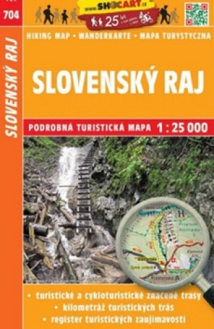 Tlačovina Slovenský raj 1:25 000 