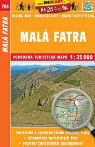 Materiale tipărite Malá Fatra 1:25 000 