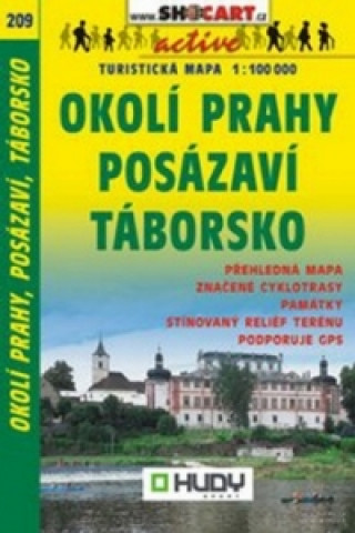 Printed items Okolí Prahy, Posázaví, Táborsko 1:100 000 