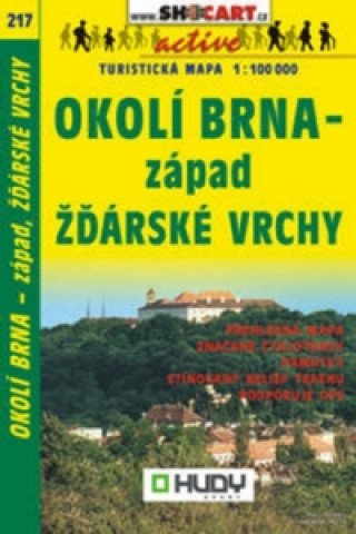 Nyomtatványok Okolí Brna-západ, Žďárské vrchy 1:100 000 