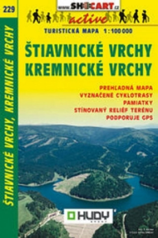 Tlačovina Štiavnické vrchy, Kremnické vrchy 1:100 000 