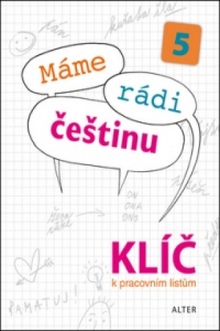 Book Máme rádi češtinu 5 Klíč collegium