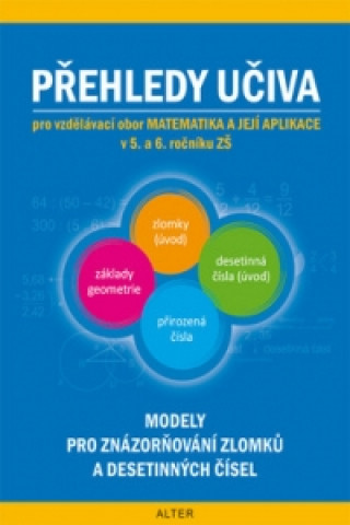 Book Přehledy učiva pro vzdělávání obor matematika a její aplikace v 5. a 6. roč. ZŠ Jaroslava Justová