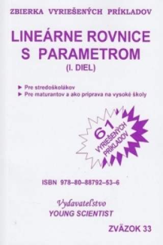 Kniha Lineárne rovnice s parametrom I.diel Marián Olejár