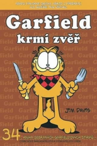 Carte Garfield krmí zvěř Jim Davis